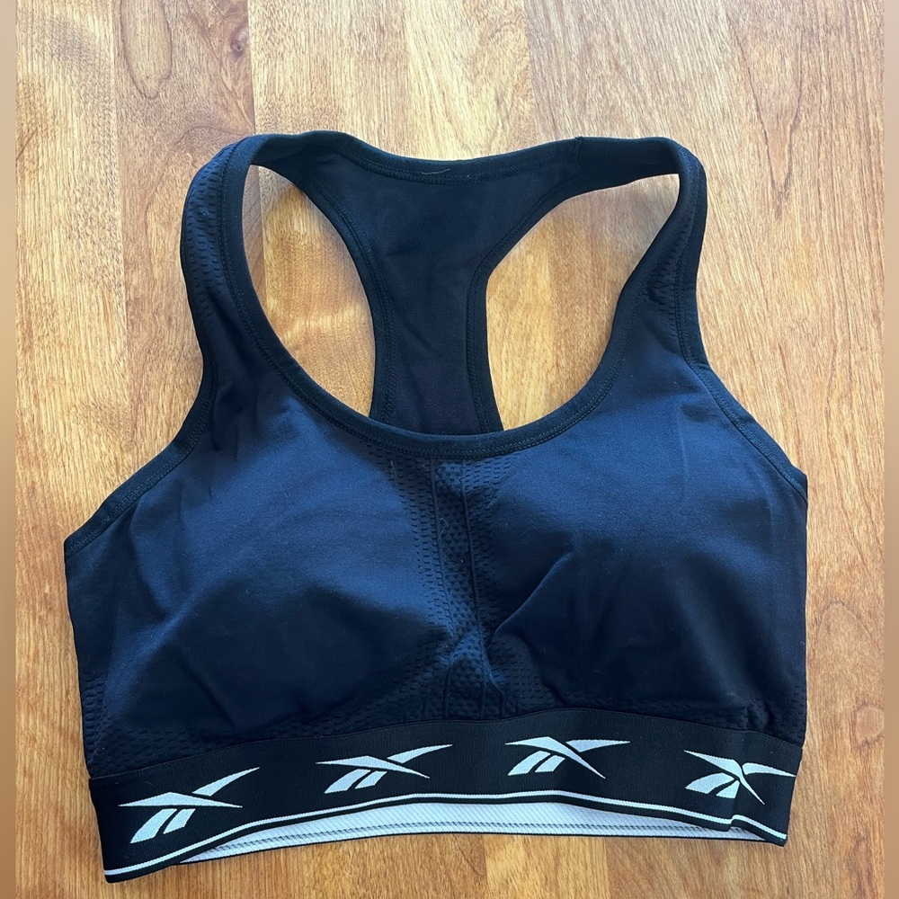 Reebok Black Sports Bra